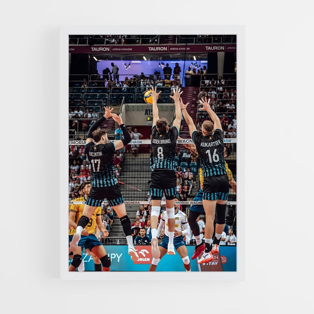 Poster Équipe d'Argentine 2023 – affiche Volleyball (vue 3)